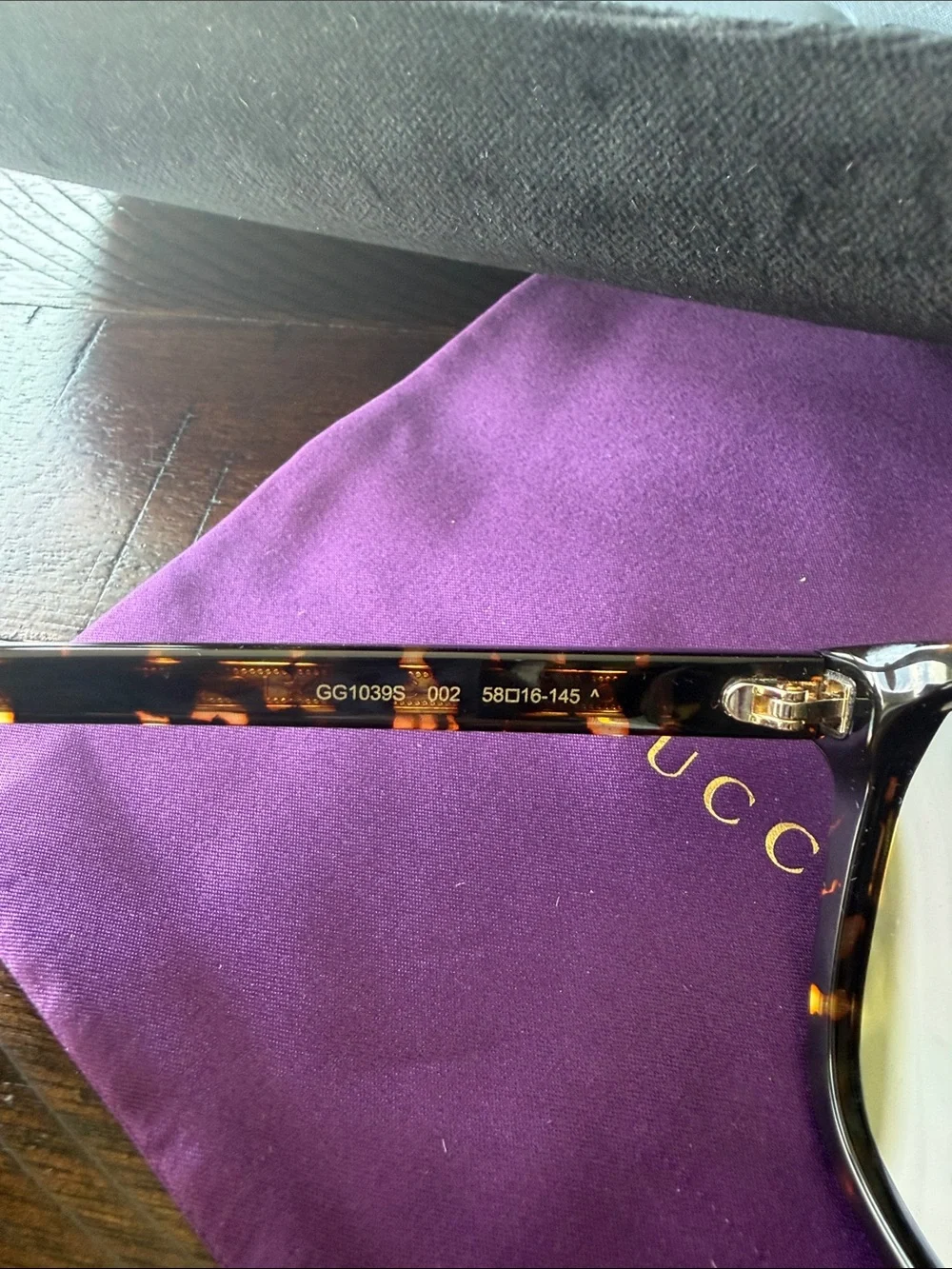 NEW! Gucci Tortoiseshell Frame Sunglasses
